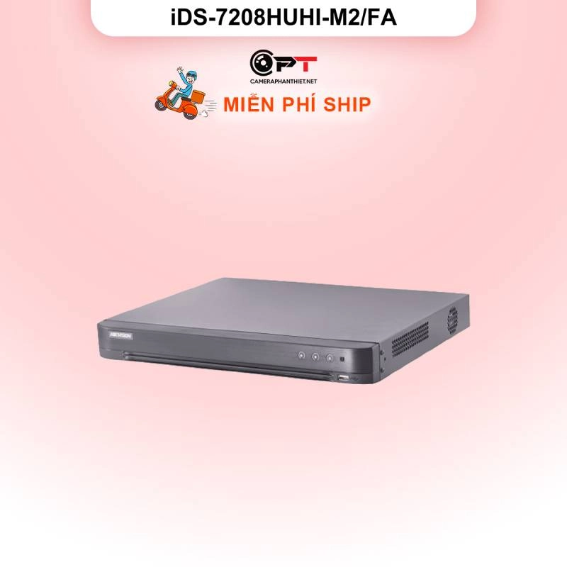 Ảnh sản phẩm Đầu thu analog HD DVR HIKVISION (HIK) 8 Kênh 2 Ổ cứng iDS-7208HUHI-M2/FA - hình 2