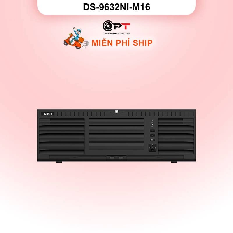 Ảnh sản phẩm Đầu thu CAMERA IP NVR HIKVISION 32 Kênh 16 Ổ cứng DS-9632NI-M16 - hình 1