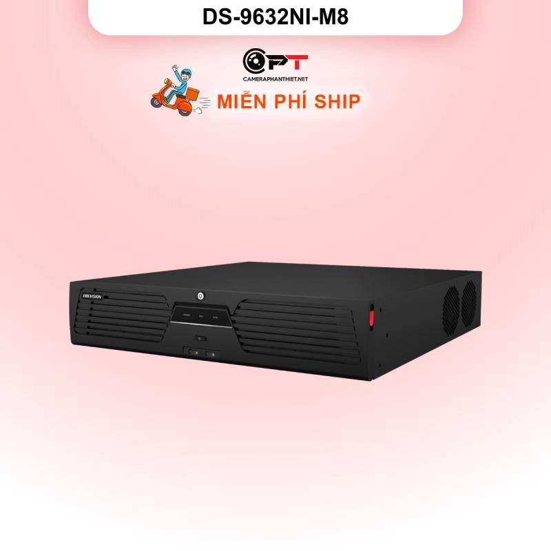 Ảnh sản phẩm Đầu thu CAMERA IP NVR HIKVISION 32 Kênh 8 Ổ cứng DS-9632NI-M8 - hình 1