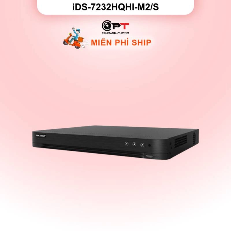 Ảnh sản phẩm Đầu thu analog HD DVR HIKVISION (HIK) 32 Kênh 2 Ổ cứng iDS-7232HQHI-M2/S - hình 1