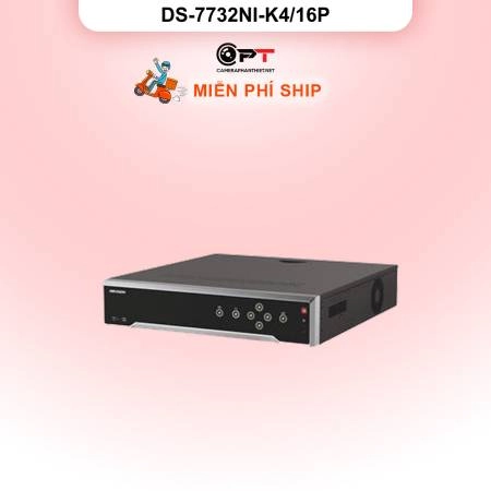 Đầu thu CAMERA IP NVR HIKVISION 32 Kênh 4 Ổ cứng DS-7732NI-K4/16P ảnh 