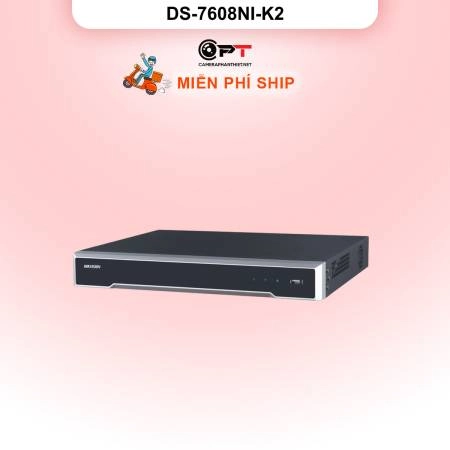 Đầu thu CAMERA IP NVR HIKVISION 8 Kênh 2 Ổ cứng DS-7608NI-K2 ảnh 