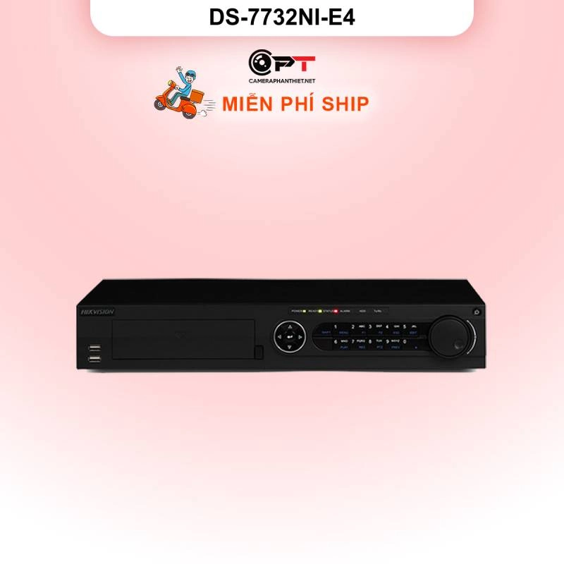 Ảnh sản phẩm Đầu thu CAMERA IP NVR HIKVISION 32 Kênh 4 Ổ cứng DS-7732NI-E4 - hình 1