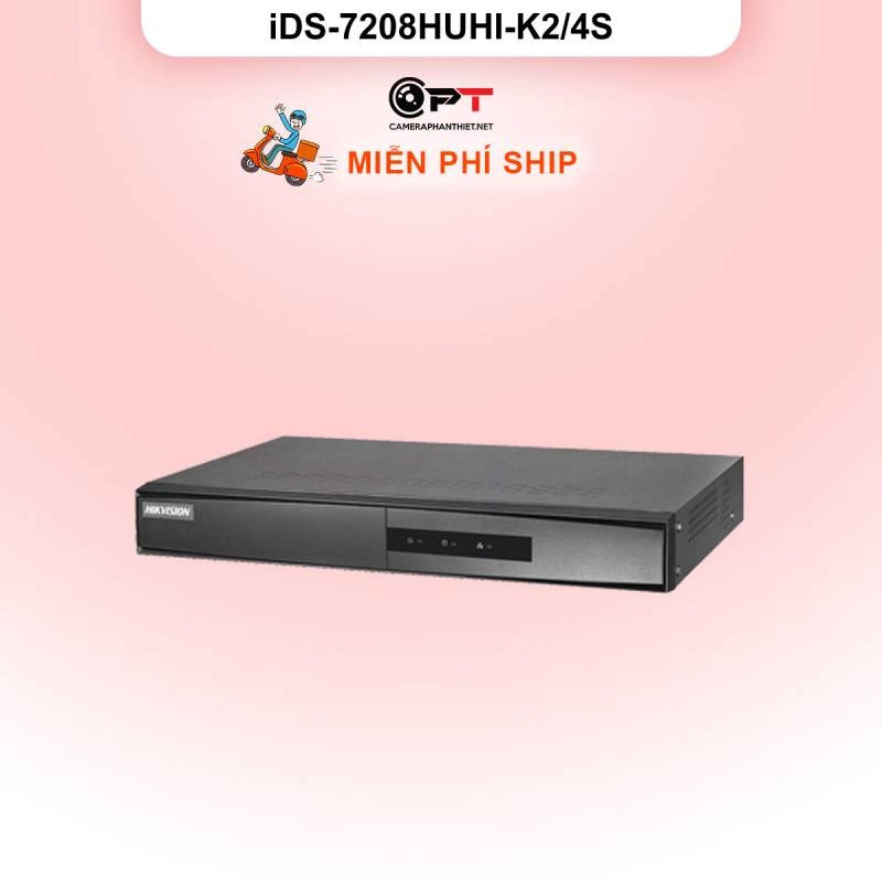 Ảnh sản phẩm Đầu thu camera analog HD DVR HIKVISION 8 Kênh 2 Ổ cứng iDS-7208HUHI-K2/4S - hình 3