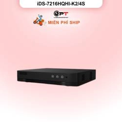 Đầu thu camera analog HD DVR HIKVISION 16 Kênh 2 Ổ cứng iDS-7216HQHI-K2/4S