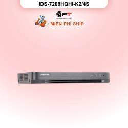Đầu thu camera analog HD DVR HIKVISION 8 Kênh 2 Ổ cứng iDS-7208HQHI-K2/4S