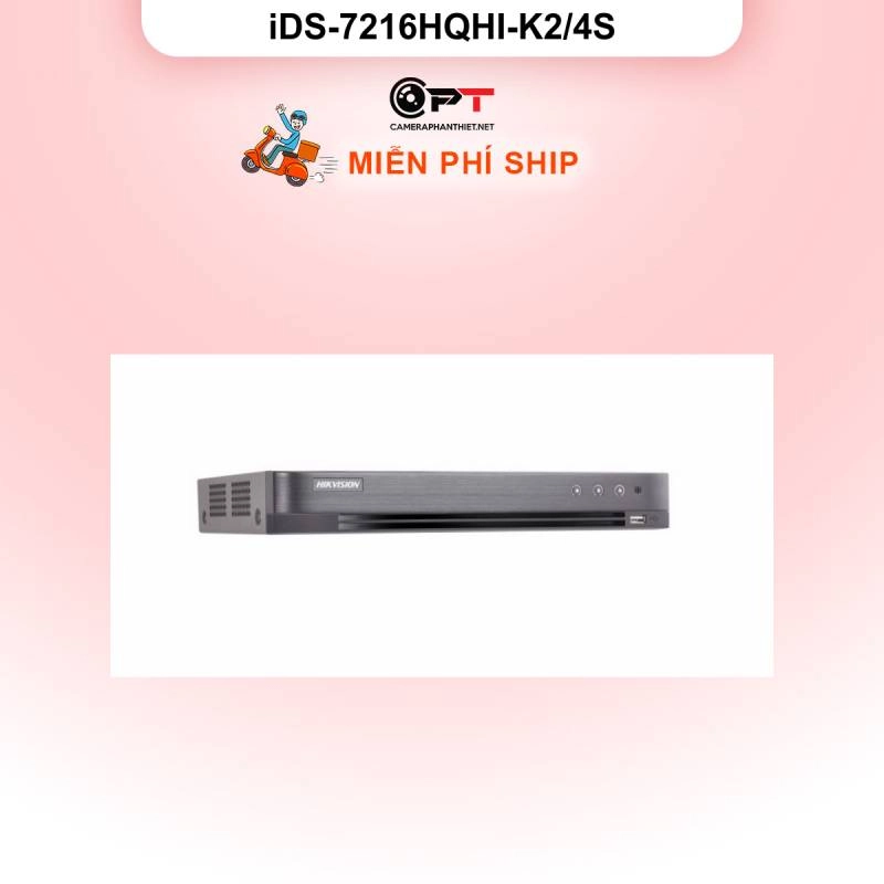 Ảnh sản phẩm Đầu thu camera analog HD DVR HIKVISION 16 Kênh 2 Ổ cứng iDS-7216HQHI-K2/4S - hình 1