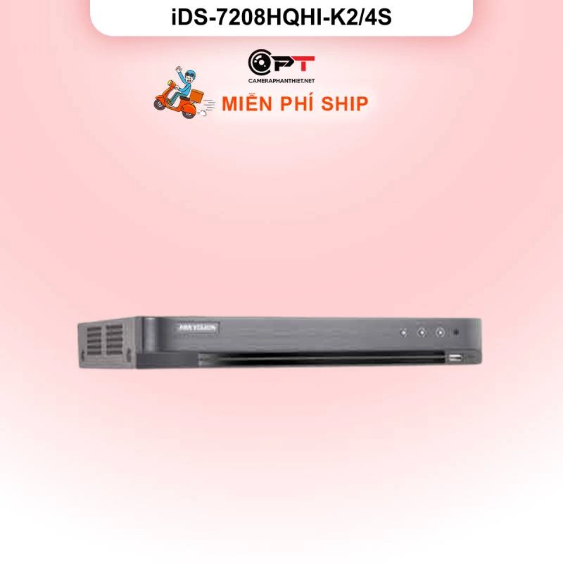 Ảnh sản phẩm Đầu thu camera analog HD DVR HIKVISION 8 Kênh 2 Ổ cứng iDS-7208HQHI-K2/4S - hình 1