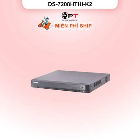 Đầu thu camera analog HD DVR HIKVISION 8 Kênh 2 Ổ cứng DS-7208HTHI-K2 ảnh 