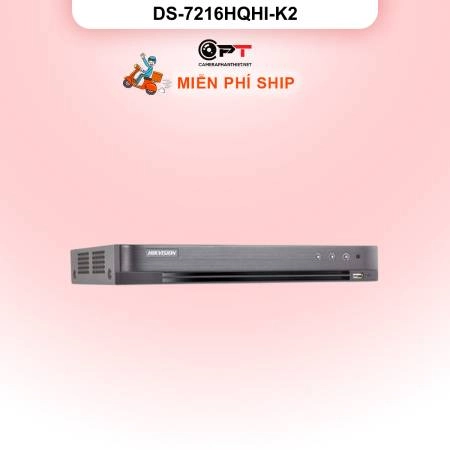 Đầu thu camera analog HD DVR HIKVISION 16 Kênh 2 Ổ cứng DS-7216HQHI-K2 ảnh 