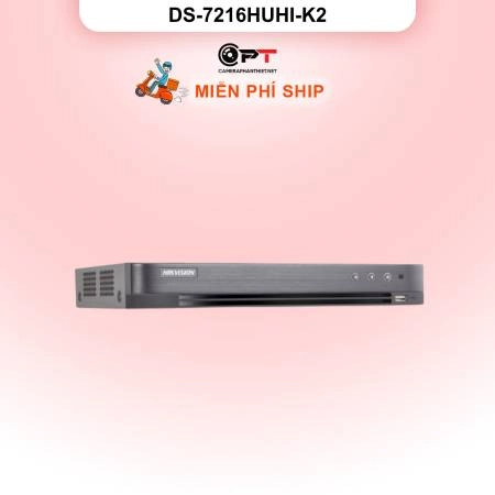 Đầu thu camera analog HD DVR HIKVISION 16 Kênh 2 Ổ cứng DS-7216HUHI-K2 ảnh 