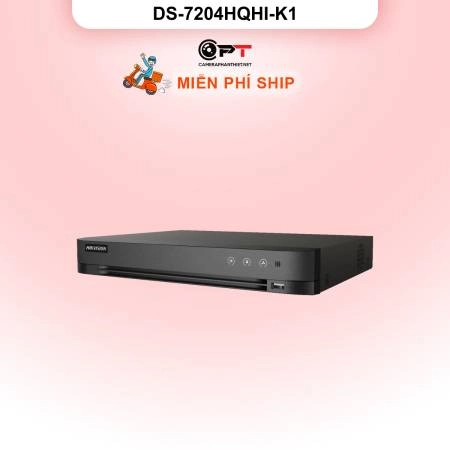 Đầu thu camera analog HD DVR HIKVISION 4 Kênh 1 Ổ cứng DS-7204HQHI-K1 ảnh 