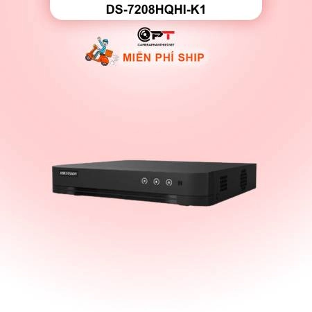 Đầu thu camera analog HD DVR HIKVISION 8 Kênh 1 Ổ cứng DS-7208HQHI-K1 ảnh 